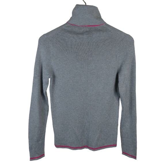 Joe Fresh Gray Pink Stripe Turtleneck NWT - Women's Small - Picture 2 of 7